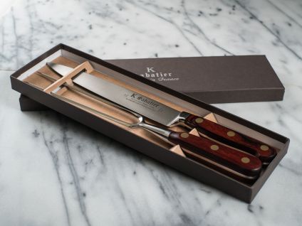 K-Sabatier Bayonet Carving Set, Auvergne Collection