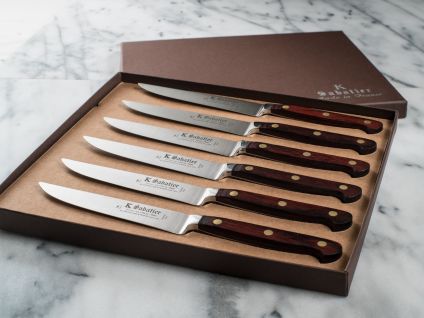 K-Sabatier Table Knives Set of 6, Auvergne Collection