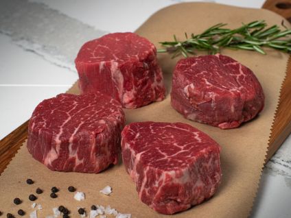 Niman Ranch USDA Prime Certified Angus Beef Tenderloin Filet Steaks