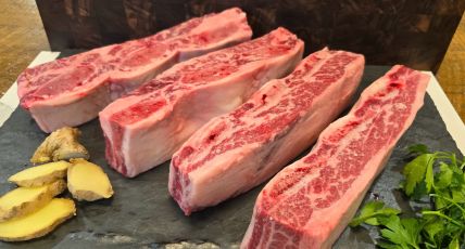 Hand Select Short Rib Flanken/Kalbi-Style Plus Glace de Veau