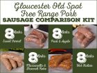 Gloucester Old Spot Free-range pork sausage 32 links
