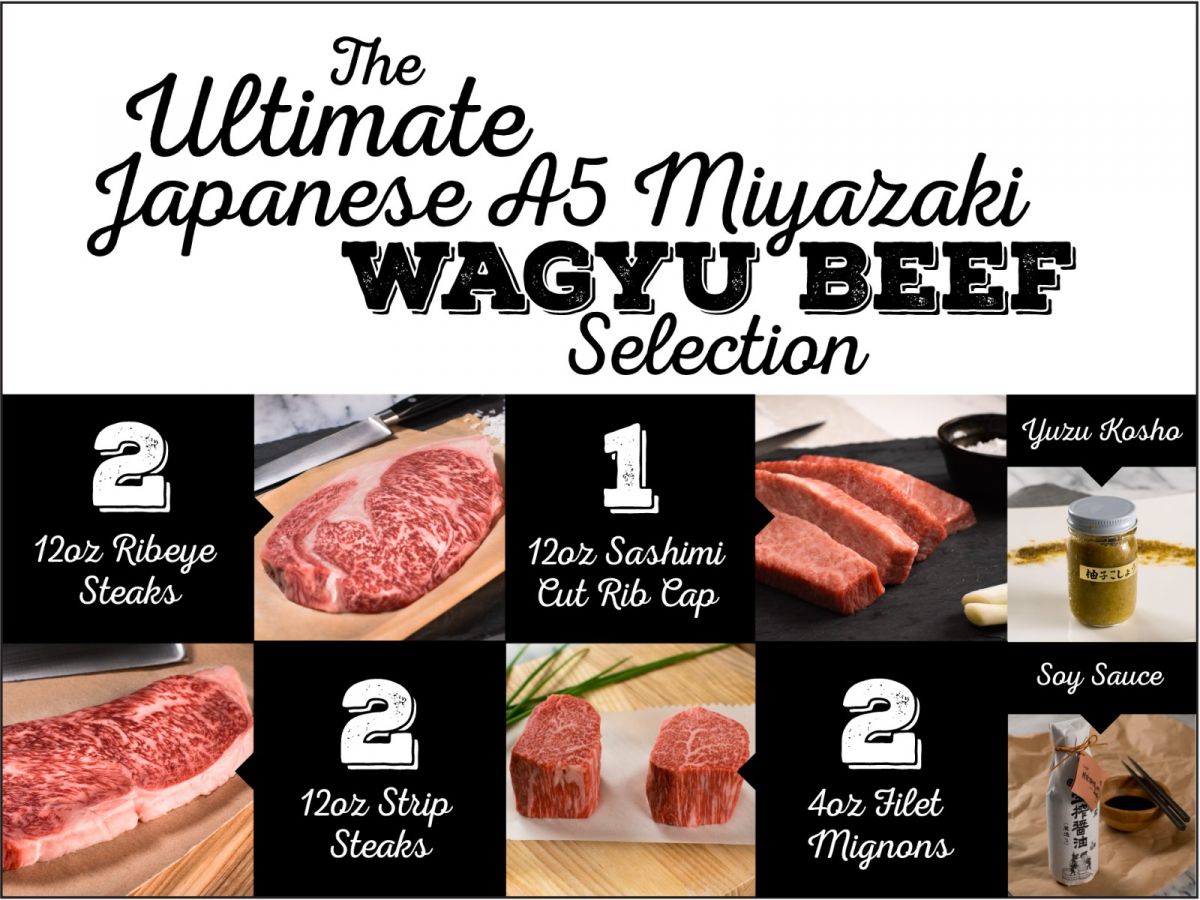 Buy Japanese A5 Miyazaki Wagyu Beef for Home Delivery