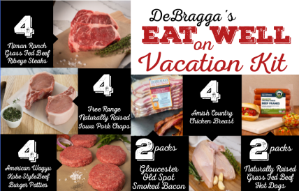 Debragga's Eat Well On Vacation Kit