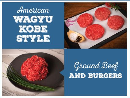 American Wagyu Kobe Style Ground Beef and Burgers