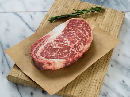 American Wagyu Kobe Beef Style Signature Ribeye Steaks, 2 per pack