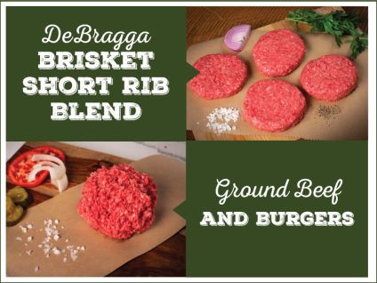 DeBragga Brisket Short Rib Blend Ground Beef and Burgers