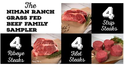 Niman Ranch Grass Fed Beef Family Sampler