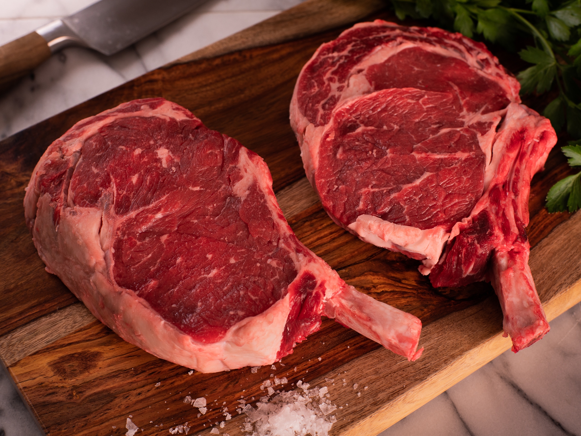 Hand Select Angus Cowboy Rib Steaks (4 Per Pack)