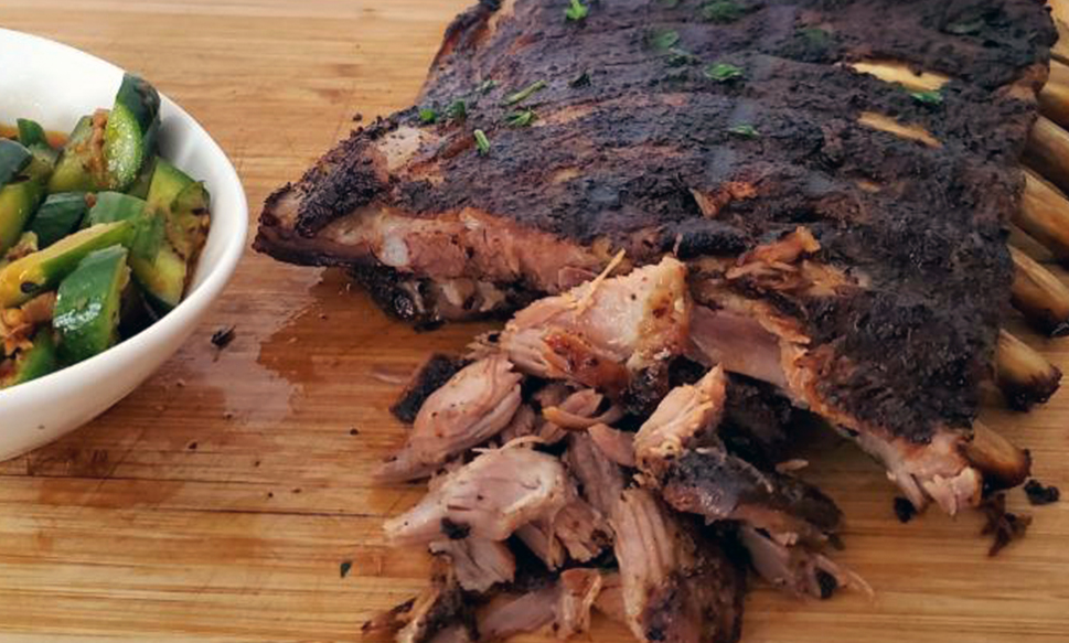 Asian Style Dry Rub Pork Ribs