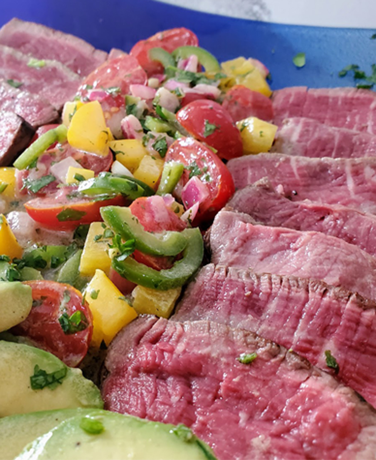 Beef Filet Ceviche Platter