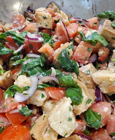 Panzanella (Tomato Bread Salad)