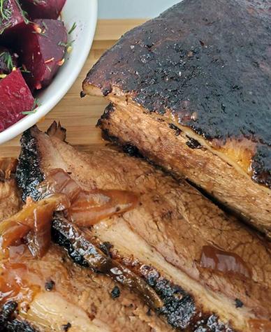 Coffee And Cocoa Roasted Whole Beef Brisket