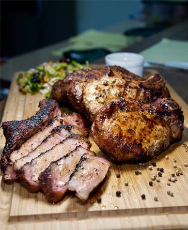 Dry Rub Grilled Pork Chops