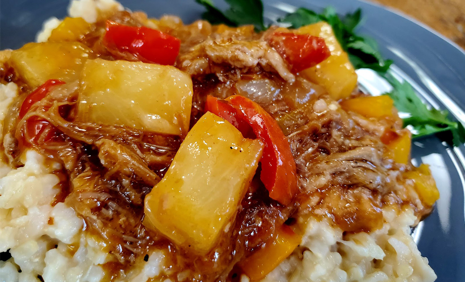 SWEET & SOUR SHREDDED PORK BUTT (Fun with Leftovers!)