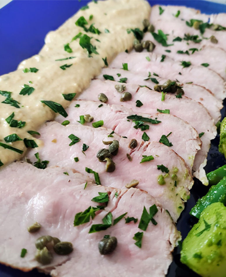 Vitello Tonnato (Cold Loin of Veal with Tuna Caper Sauce)