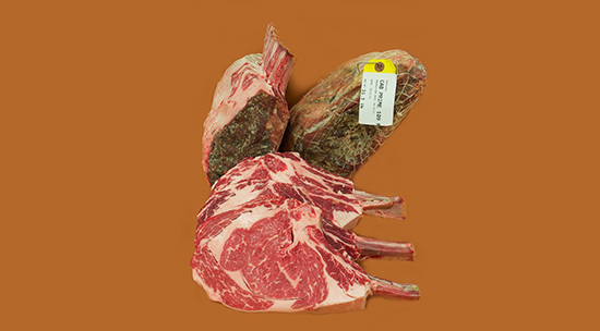 Gorgeous prime rib chops and roast, perfect for the Grill